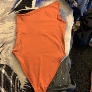 nike coral bodysuit